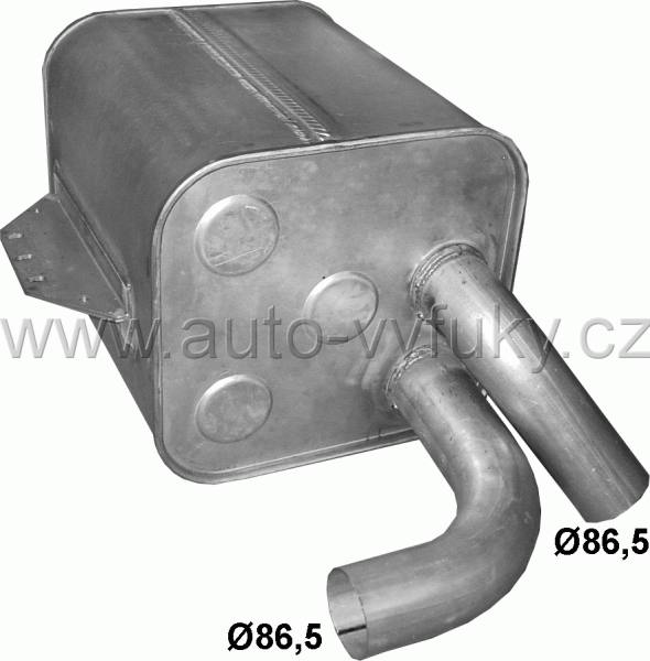 Tlumi vfuku MERCEDES ATEGO 6.4 12/1997-9/2004 6374ccm 90-112-125kW / 231-245-279HP OM 906 LA 4X2