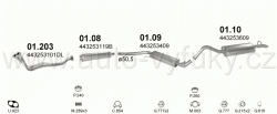 AUDI 100 1.9 SEDAN, KOMBI 0/1983-7/1984 1921ccm 74kW / 100HP 1.9 WH MAN