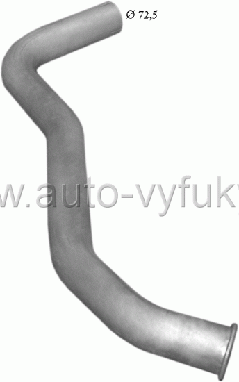 Trubka koncov MERCEDES 10-16 T 1514/1514 K Sam. skrzyniowy/Wywrotka 0/0-0/0 ccm kW / HP 1514 - WB 3640/4190/4840/5490 ; 1514 K - WB 3300 - Kliknutm na obrzek zavete