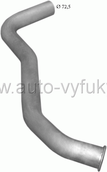 Trubka koncov MERCEDES 10-16 T 1114/1114 L-K-S/1314/1314 L-K/1317 K/1514 L 0/0-0/0 ccm kW / HP