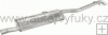 Tlumi vfuku pedn MERCEDES SPRINTER 2.3 D 2/1995-4/2000 2299ccm 58kW / 79HP 208D Diesel