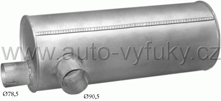 Tlumi vfuku DAF 45 . 0/0-0/0 ccm kW / HP Cummins 300 ,301, 302 - Kliknutm na obrzek zavete