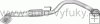 Sbrn potrub WZEK WIDOWY TOYOTA 7FG/7FGF10-J35 FORKLIFT (wzek widowy) 0/0-0/0 ccm kW / HP