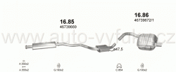ALFA ROMEO 147 2.0 3/2002-0/2008 1970ccm 110kW / 150HP KAT 2.0 Twin Spark 16V