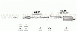 SUBARU FORESTER 2.0 6/2002-5/2008 1994ccm 92kW / 125HP KAT 2.0 16V AWD