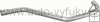 Trubka stedn CITROEN BX 1.8 D LIFTBACK 7/1985-0/1994 1769ccm 44kW / 60HP 17 D, RD, TD