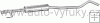 Tlumi vfuku koncov OPEL ASTRA F 1.6 SEDAN 8/1994-0/1995 1598ccm 73kW / 99HP KAT 1.6i 16V AUT