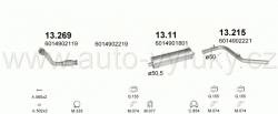 MERCEDES 307D 2.3 D VAN 0/1985-0/1989 2299ccm 53kW / 72HP SWB, 3050MM