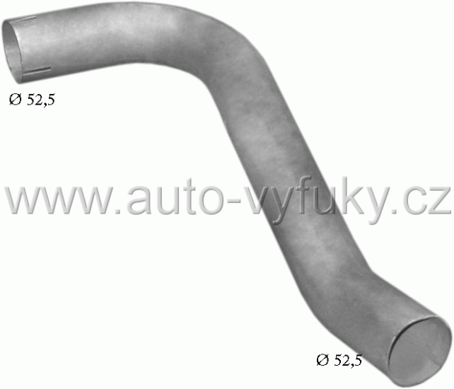 Propojovac potrub MERCEDES 17-18 T 1720 L/1722/1722 L/1726/1726 L-S-LS/1727 L/1729/1729 LS/1732 Sam. skrzyniowy/Cignik siodowy 0/0-0/0 ccm kW / HP - Kliknutm na obrzek zavete