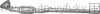 Sbrn potrub OPEL CORSA C 1.0 HATCHBACK 6/2003-7/2006 998ccm 44kW / 60HP KAT 1.0i -12V