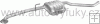 Tlumi vfuku stedn OPEL OMEGA B 3.2 KOMBI 2/2001-7/2003 3175ccm 160kW / 218HP KAT 3.2i V6