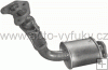 Tlumi vfuku pedn FORD FIESTA 1.6 D HATCHBACK 0/1984-3/1989 1608ccm 40kW / 54HP