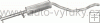 Tlumi vfuku stedn OPEL VECTRA A 1.7 D SEDAN 0/1988-0/1992 1699ccm 42kW / 57HP