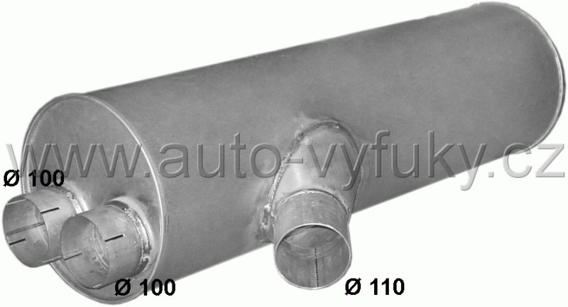 Tlumi vfuku MERCEDES 19-33 T 2435/2435 L-LS/2448/2448 L-LS/2535/2535 L/2538 L/2544 L/2550 0/0-0/0 ccm kW / HP