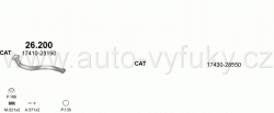 TOYOTA RAV 4 2.0 8/2003-10/2005 1998ccm 110kW / 150HP KAT 2.0 16V 4X4 LWB 2490mm (5 doors)