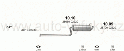HYUNDAI ATOS 1.0 8/2000-12/2005 999ccm 36kW / 49HP KAT 1.0