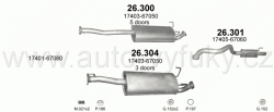 TOYOTA LAND CRUISER 3.0 D 4/1996-12/2003 2982ccm 92kW / 125HP 3.0 D4D J90