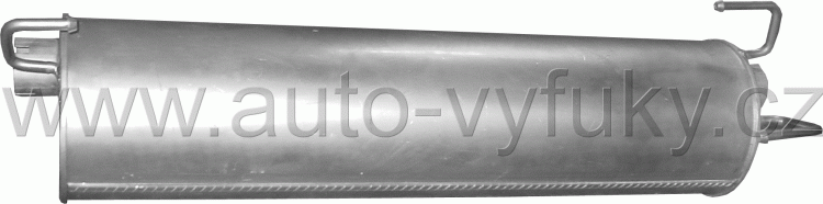 Tlumi vfuku IVECO DAILY 3.0 D 5/2006-0/0 2998ccm 103-107-130kW / 140-146-176HP KAT 3.0 Turbo Diesel - Kliknutm na obrzek zavete