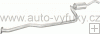 Tlumi vfuku stedn FORD TRANSIT CONNECT 1.8 D 7/2004-8/2006 1753ccm 55-66kW / 75-90HP KAT 1.8 Tdi/TDCi Turbo Diesel LWB