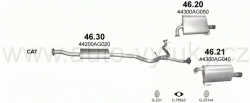 SUBARU LEGACY 3.0 KOMBI 9/2003-0/0 3000ccm 180kW / 245HP KAT 3.0R 24V 4X4 AUT.