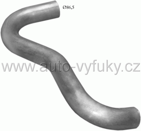 Trubka koncov MERCEDES 10-16 T 817 L-S-K-LS/917/1117/1117 L-S-LS/1120/1120 L/1317 S-K-AK/13 0/0-0/0 ccm kW / HP - Kliknutm na obrzek zavete