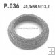 Těsnící kroužek / P.036 / T-058 / 256-058