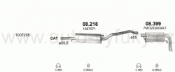 FORD GALAXY 2.0 VAN 12/1995-4/1997 1998ccm 85kW / 116HP KAT 2.0i 8V