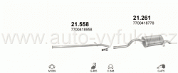 RENAULT CLIO II 1.2 HATCHBACK 10/2001-0/2005 1149ccm 44kW / 60HP KAT 1.2i