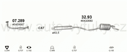 LANCIA Y 1.1 HATCHBACK 0/1995-0/2001 1108ccm 40kW / 54HP KAT 1.1