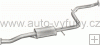 Tlumi vfuku stedn KIA SEPHIA 1.5 SEDAN 5/1996-12/1997 1498ccm 59kW / 80HP KAT 1.5i