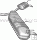 Tlumi vfuku koncov OPEL ASCONA C 1.6 D HATCHBACK 0/1981-8/1988 1598ccm 39kW / 54HP MAN.