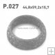 Těsnící kroužek / P.027 / T-036 / 256-036