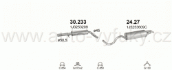 VOLKSWAGEN BORA 1.9 D SEDAN 11/1998-6/2005 1896ccm 50kW / 68HP KAT 1.9 SDi Diesel