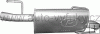 Tlumi vfuku koncov OPEL MERIVA A 1.7 D 9/2003-5/2010 1686ccm 74kW / 100HP 1.7 CDTi Turbo Diesel