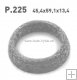 Těsnící kroužek / P.225 / T-859 / 256-859