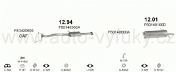 MAZDA 626 2.0 HATCHBACK, SEDAN 0/1985-9/1987 1998ccm 68kW / 93HP KAT 2.0i 8V