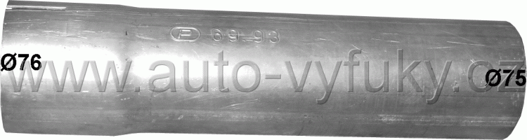 Propojovac potrub MERCEDES 10-16 T 1217 L/1217 LS Samochd skrzyniowy (Rigid) 0/0-0/0 ccm kW / HP 1217 L - WB 3200, 3600, 4200, 4800, 5200 / 1217 LS - WB 3200, 3600 - Kliknutm na obrzek zavete