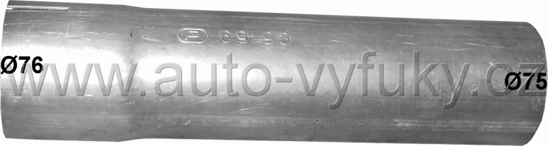 Propojovac potrub MERCEDES 10-16 T 1217 L/1217 LS Samochd skrzyniowy (Rigid) 0/0-0/0 ccm kW / HP 1217 L - WB 3200, 3600, 4200, 4800, 5200 / 1217 LS - WB 3200, 3600