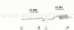RENAULT CLIO II 1.2 HATCHBACK 10/2001-3/2005 1149ccm 55kW / 75HP KAT 1.2i -16V