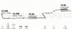 NISSAN PRIMERA 1.6 HATCHBACK, SEDAN 5/1993-5/1996 1597ccm 75kW / 102HP KAT 1.6 16V P10E