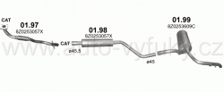 AUDI A2 1.4 6/2000-4/2002 1390ccm 55kW / 75HP KAT 1.4 16V