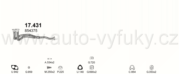 OPEL VECTRA A 2.0 HATCHBACK 0/1991-9/1995 1998ccm 85kW / 115HP KAT GT
