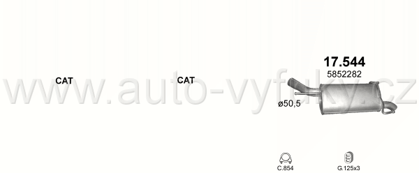 OPEL CORSA C 1.7 D HATCHBACK 6/2003-7/2006 1686ccm 74kW / 101HP KAT 1.7 CDTi Turbo Diesel