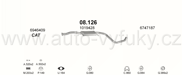 FORD ESCORT 1.8 SEDAN 8/1993-1/1995 1796ccm 77kW / 105HP KAT 1.8i 16V