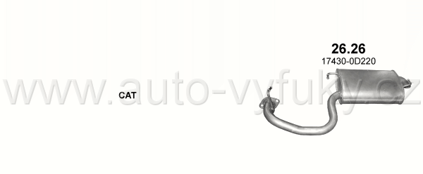 TOYOTA AVENSIS 1.8 LIFTBACK, SEDAN 3/2003-10/2008 1794ccm 95kW / 129HP KAT 1.8i 16V