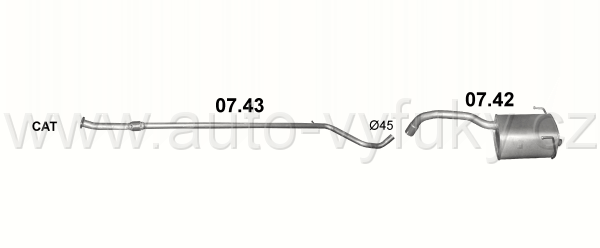 FIAT PANDA II 1.2 2/2012-0/0 1242ccm 51kW / 69HP KAT 1.2