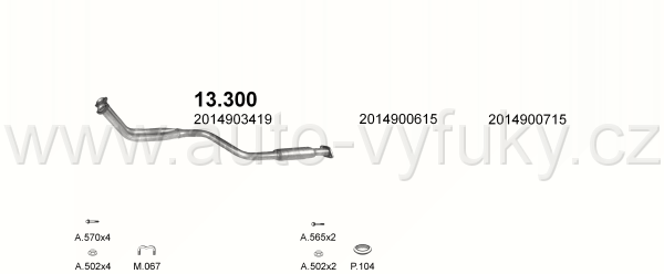 MERCEDES 190 - W201 2.3 SEDAN 0/1985-0/1988 2299ccm 136kW / 185HP W201 190 2.3E 16V