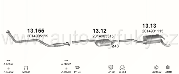 MERCEDES 190 - W201 2.5 D SEDAN 0/1985-7/1993 2497ccm 66kW / 90HP W201 190