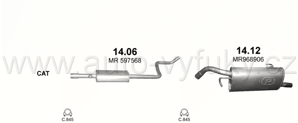 MITSUBISHI COLT 1.3 1/2004-0/0 1322ccm 70kW / 95HP KAT 1.3i 16V (5 doors)