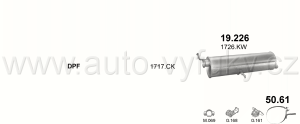PEUGEOT 307 2.0 D HATCHBACK 0/2003-12/2007 1997ccm 100kW / 136HP KAT 2.0 HDi Turbo Diesel